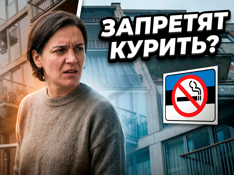 Курение на балконе: быть или не быть запрету в Эстонии?